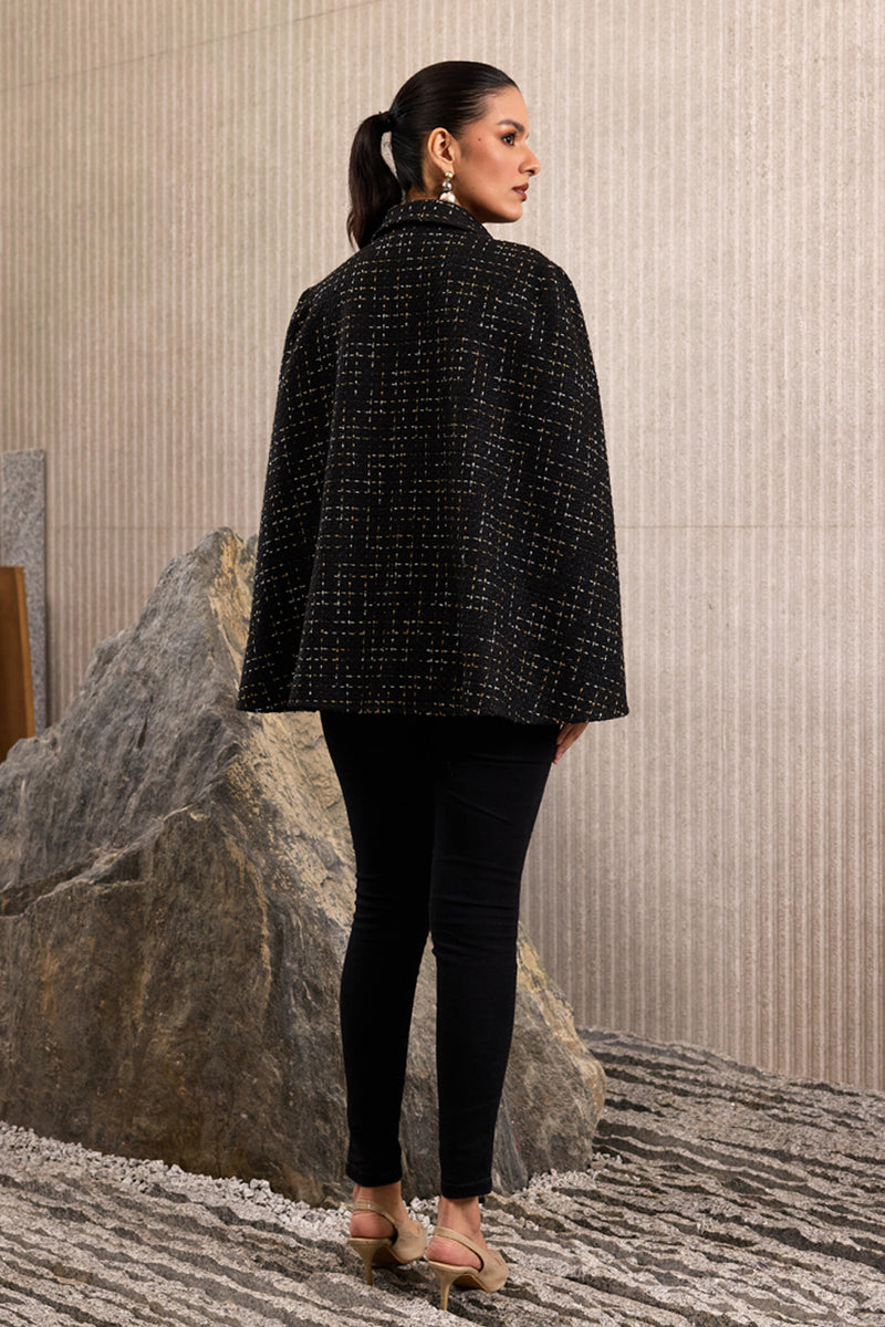 The Glided Tweed Cape
