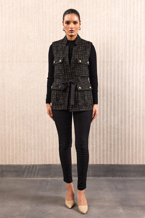 The Glided Tweed Coat