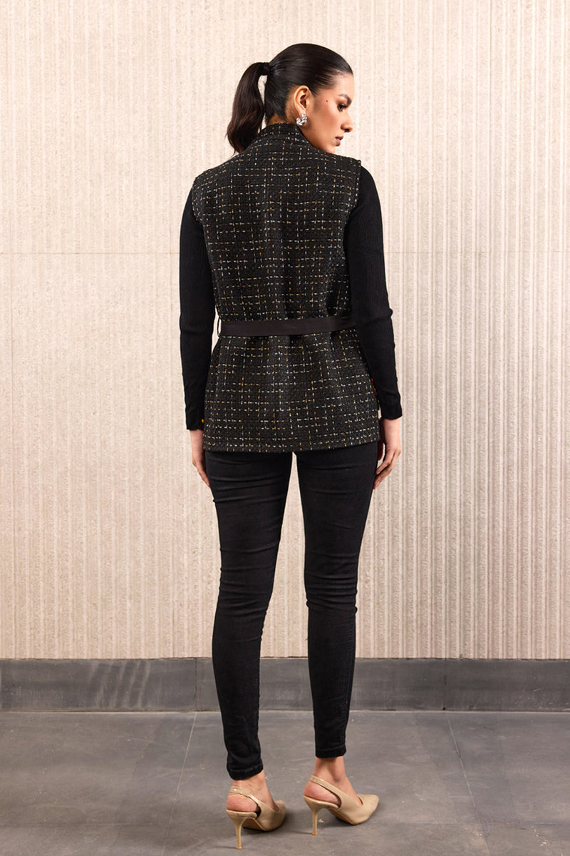 The Glided Tweed Coat