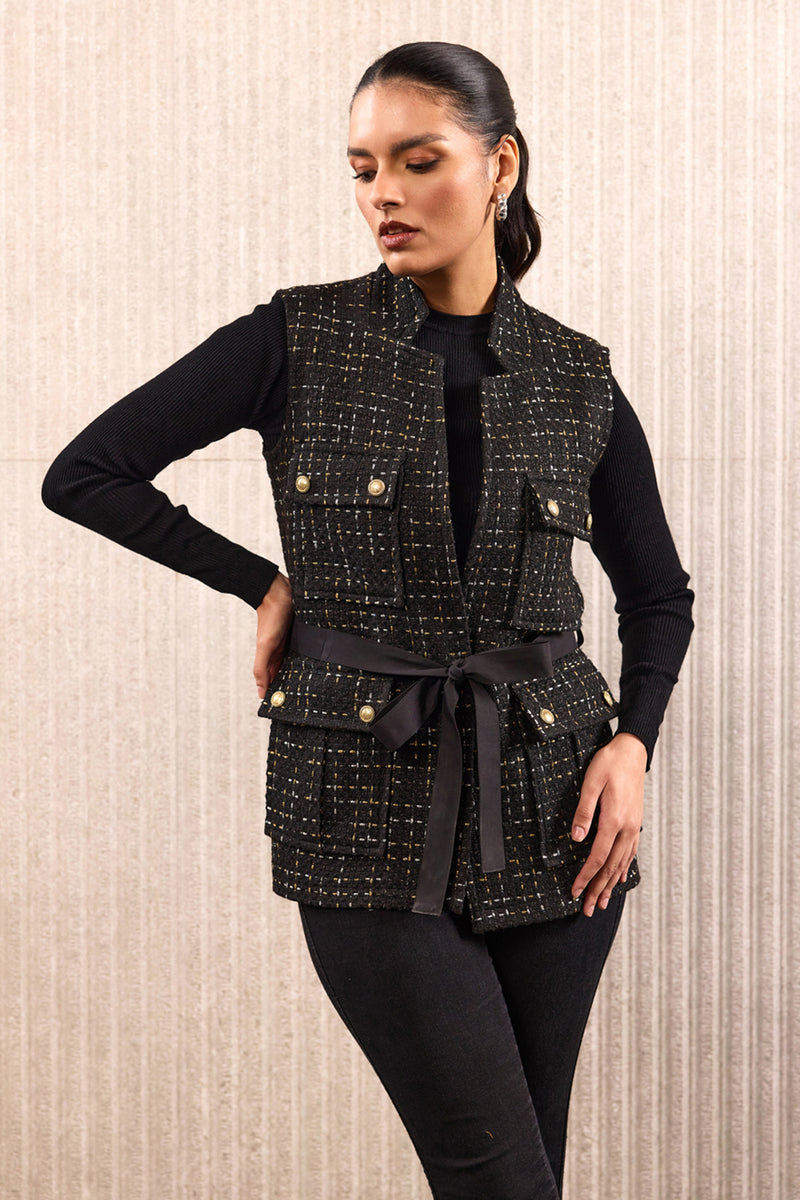 The Glided Tweed Coat