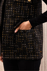 The Glided Tweed Coat