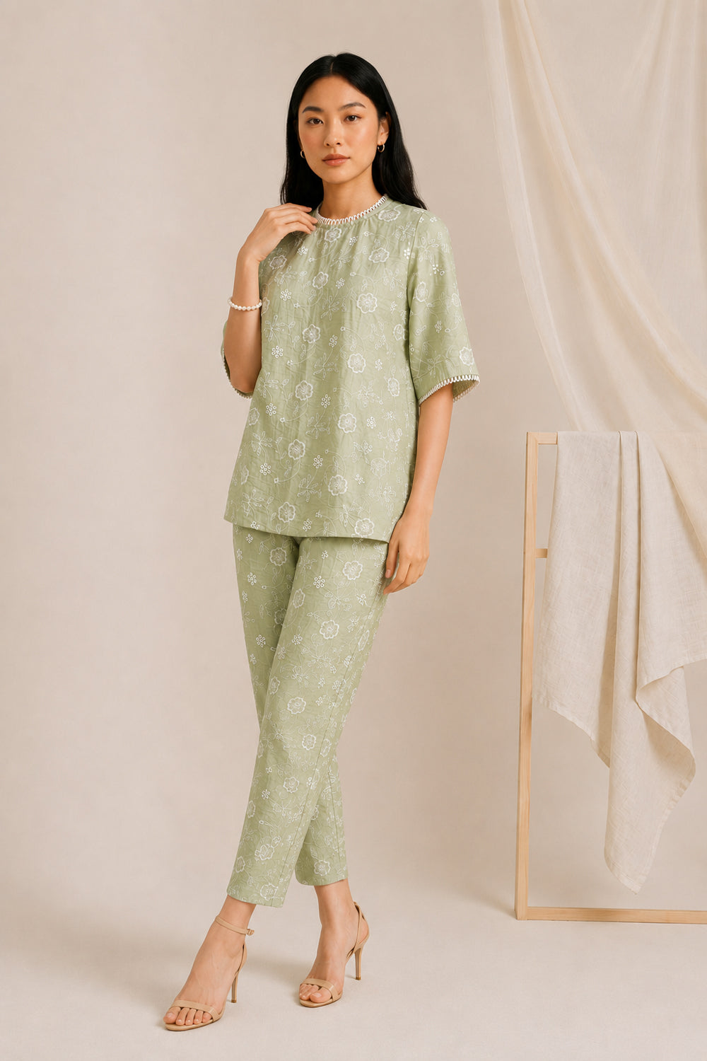 Sage Bloom Co-ord Set
