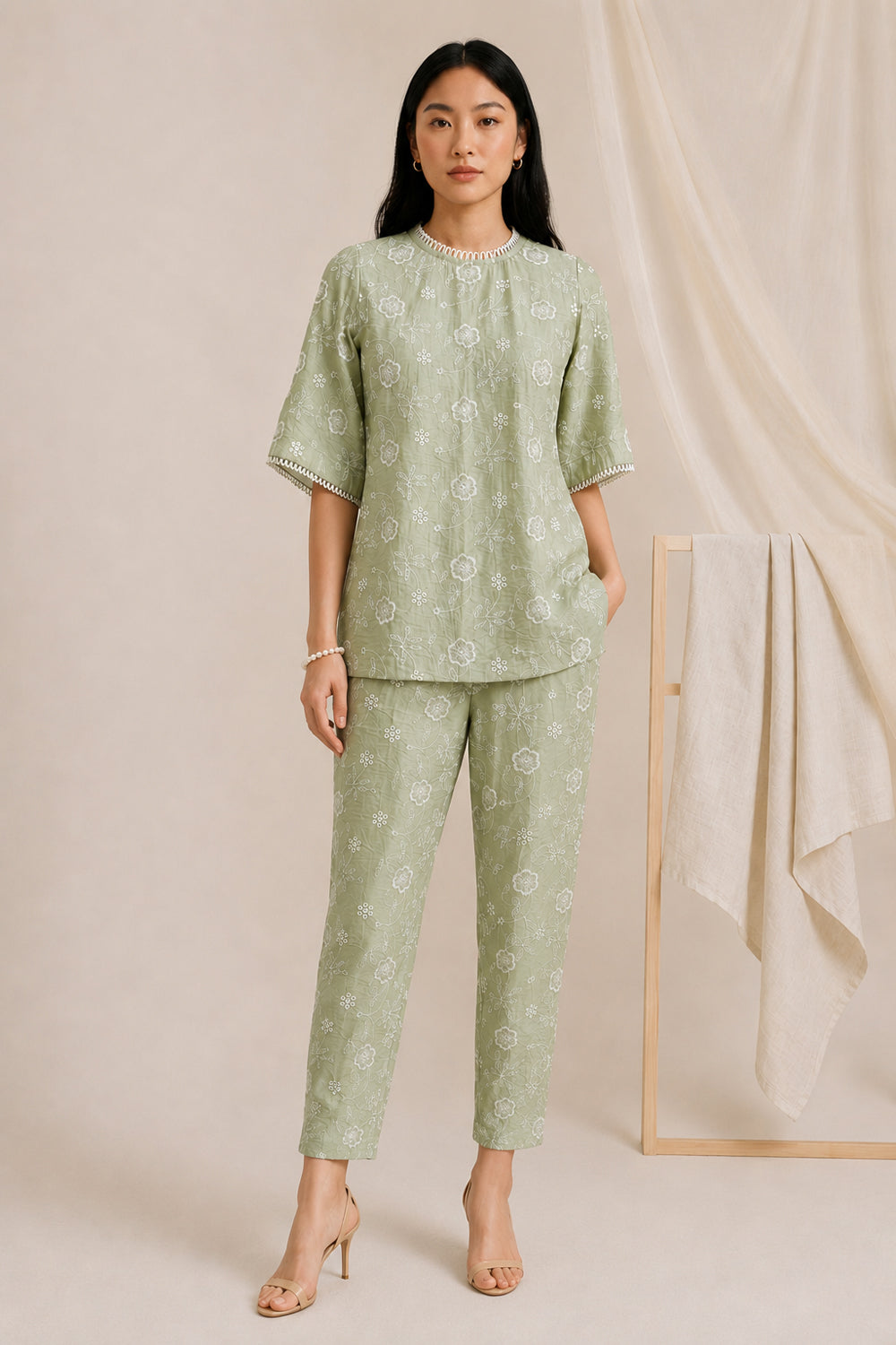 Sage Bloom Co-ord Set