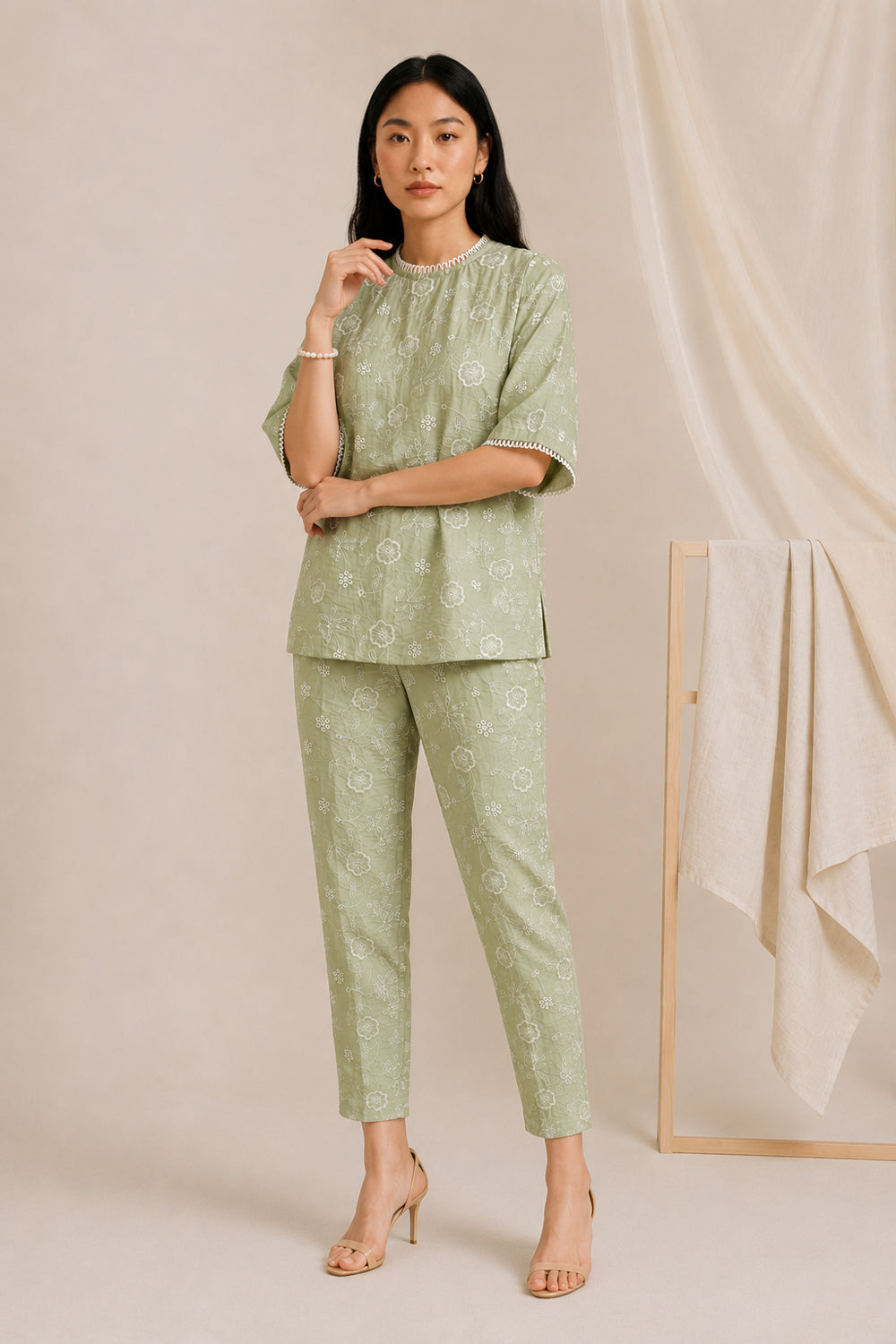 Sage Bloom Co-ord Set