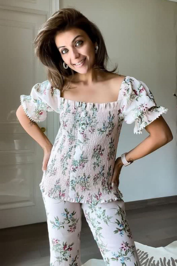 Nriti Shah In Our Smocked Lace Co-ord Set