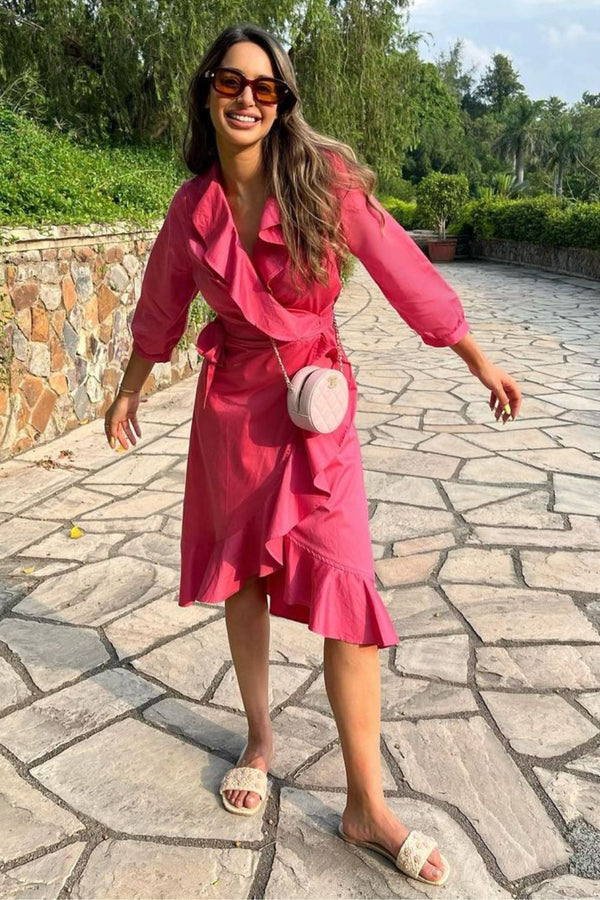 Arushi Mehra In Our Ariel Wrap Dress