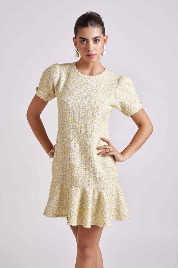 Sunshine Tweed Dress