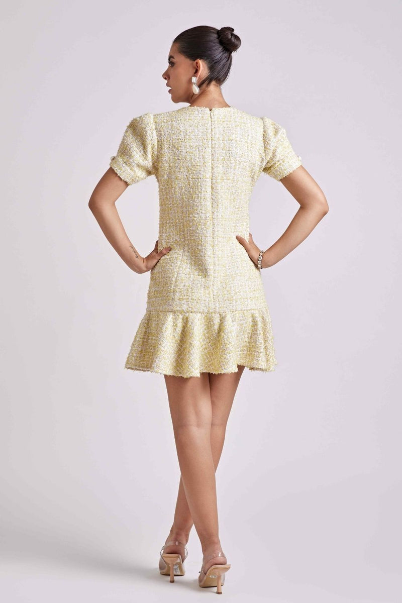 Sunshine Tweed Dress