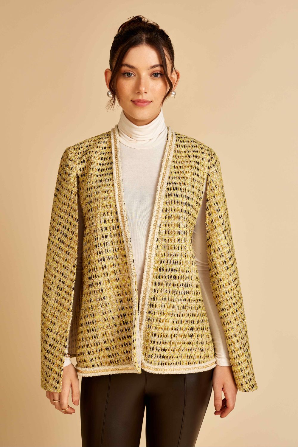 Nriti Shah In Our Gold Blaire Cape