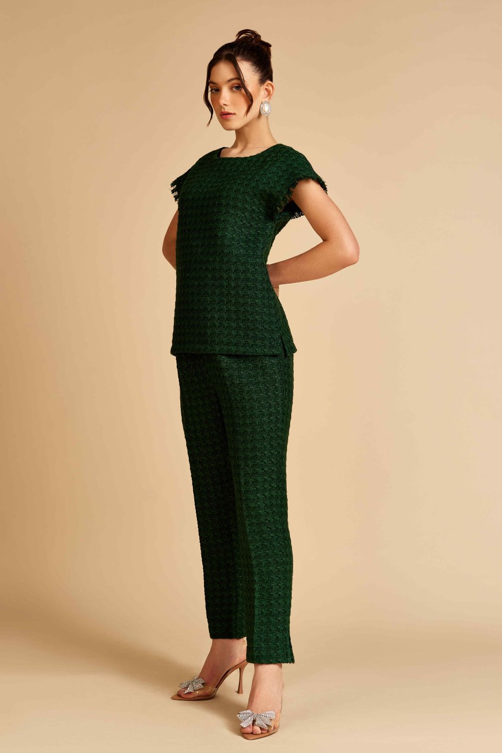 Forest Finesse Tweed Co-ord Set