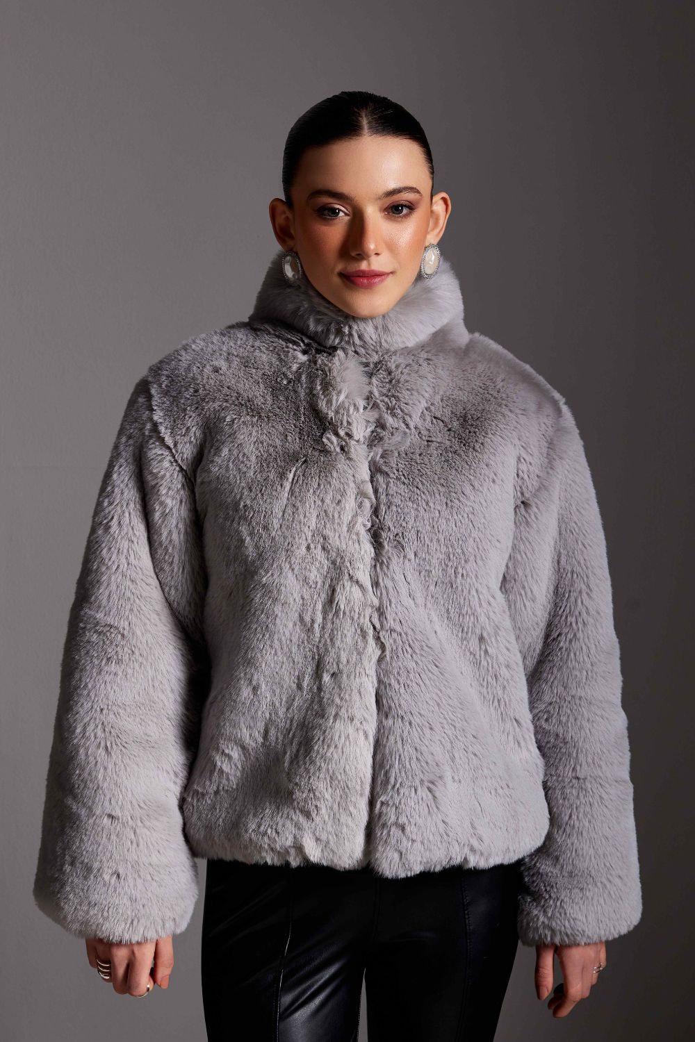 Stone Fur Jacket