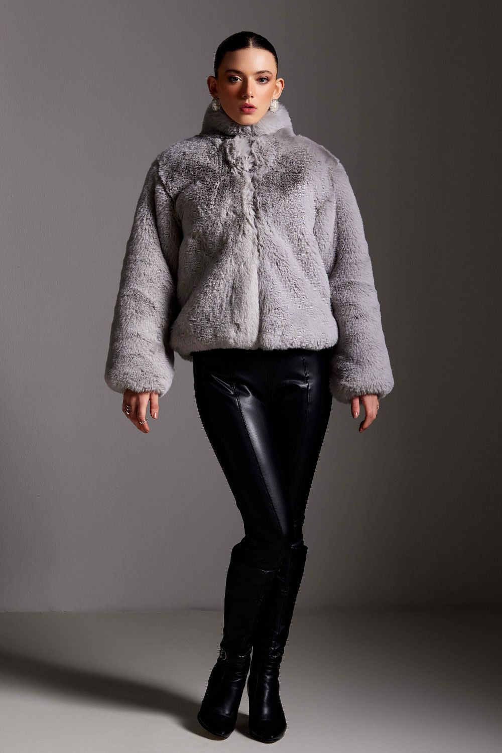 Stone Fur Jacket