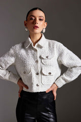 Pure Pearl Tweed Jacket