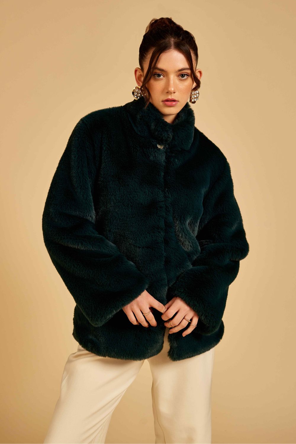 Emerald Fur Jacket