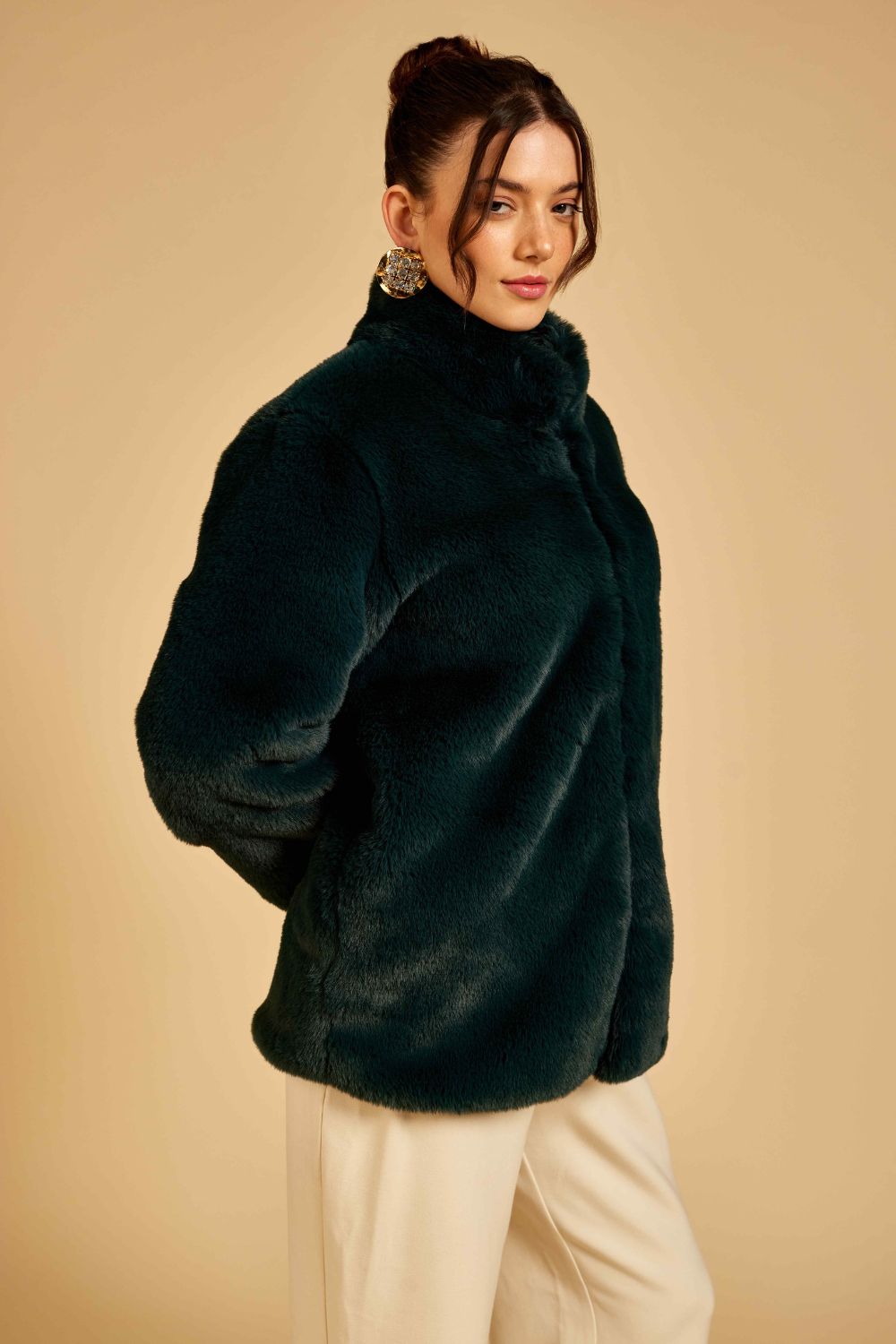 Emerald Fur Jacket