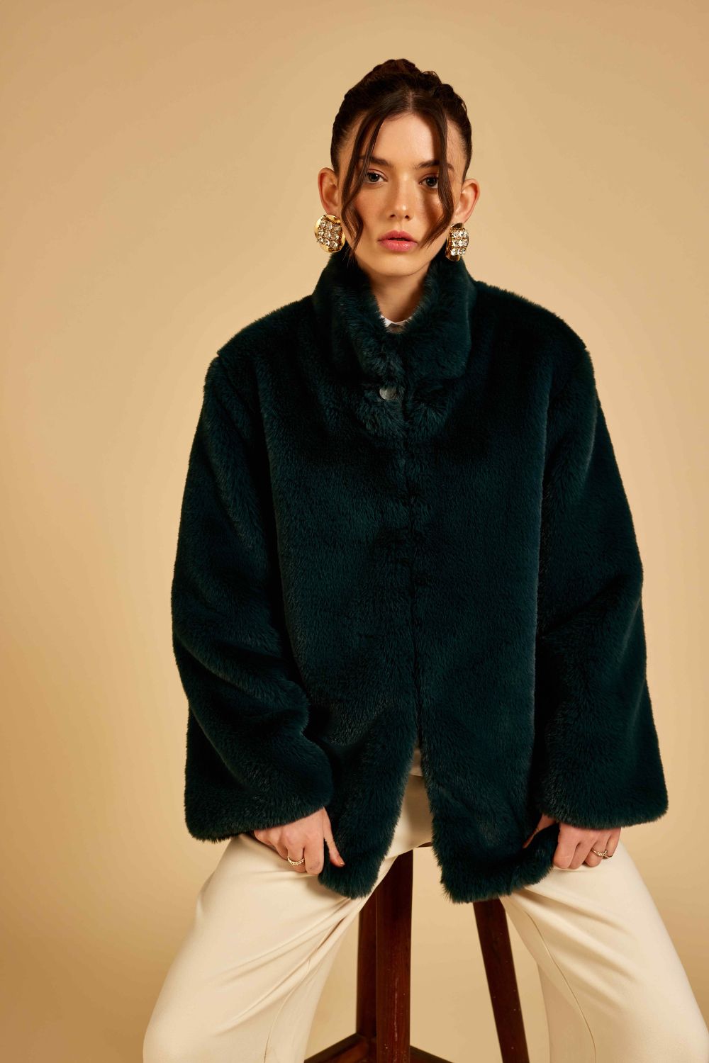 Emerald Fur Jacket