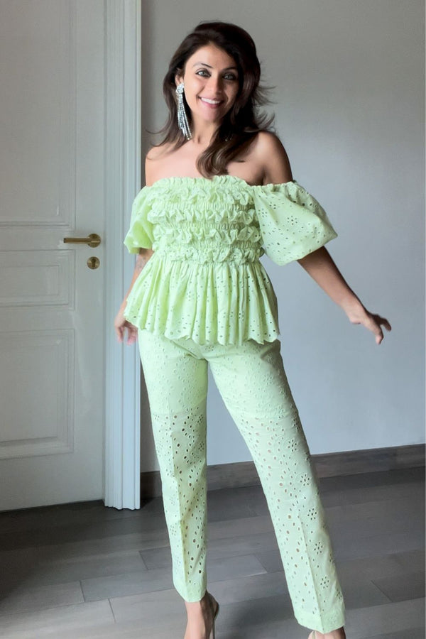 Nriti Shah In Our Lush Lime Co-ord Set