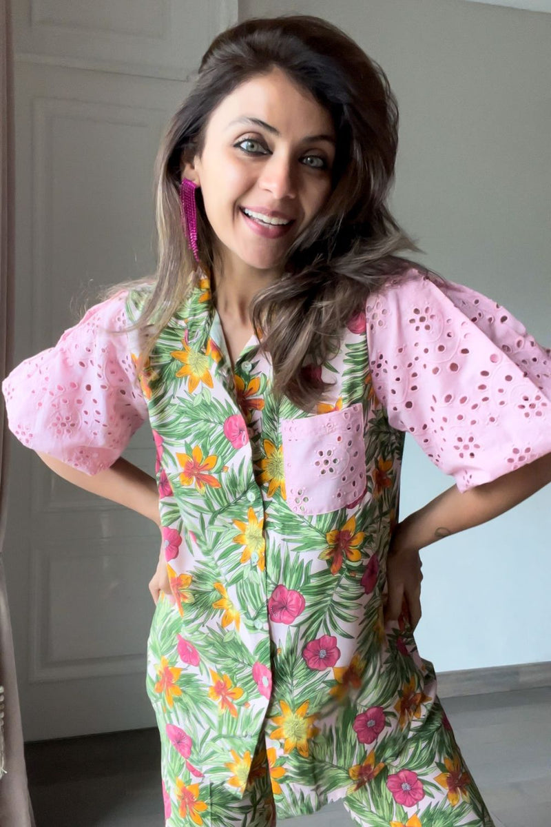 Nriti Shah In Our Garden Delight Co-ord Set