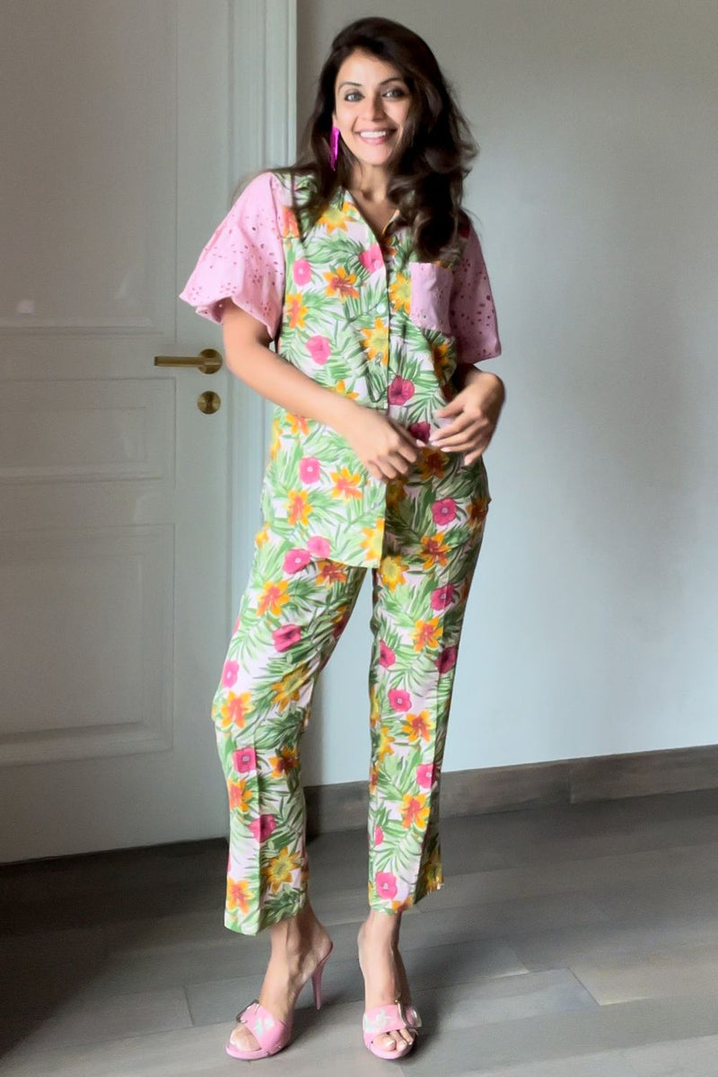 Nriti Shah In Our Garden Delight Co-ord Set