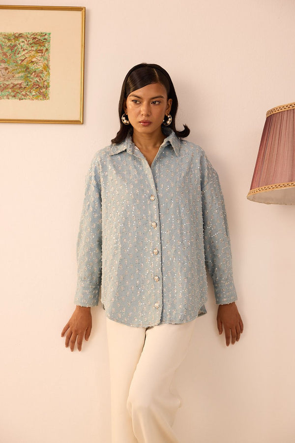 Oversize Denim Cloud Shirt