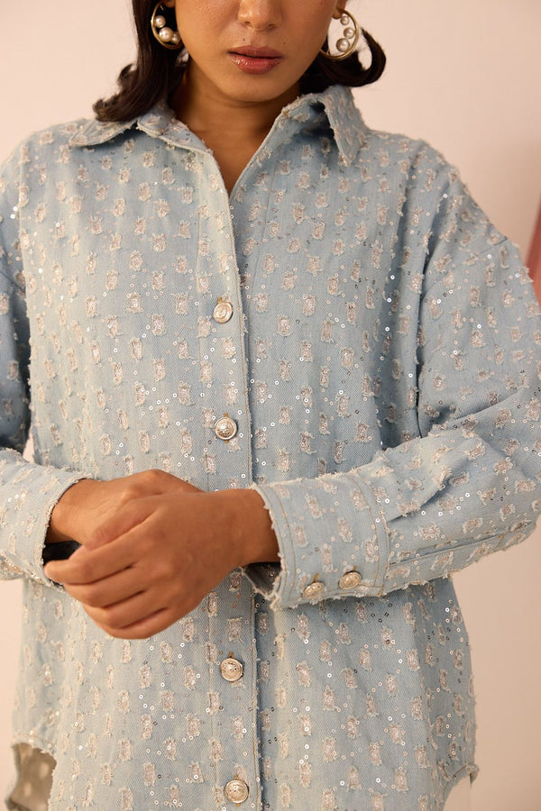 Oversize Denim Cloud Shirt