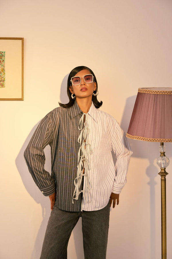 Yin-Yang Button-Up Shirt