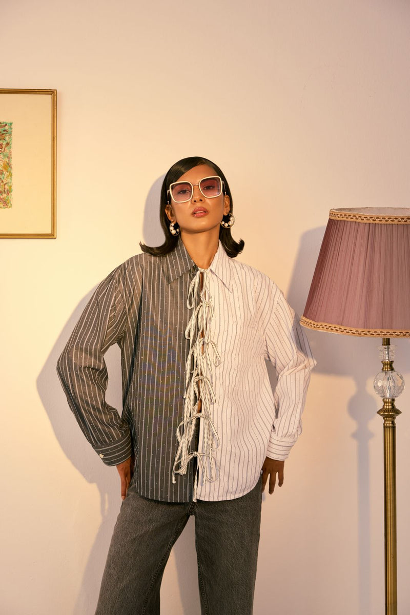 Yin-Yang Button-Up Shirt