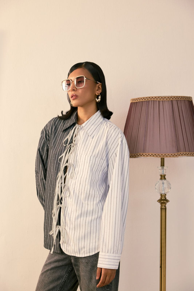 Yin-Yang Button-Up Shirt