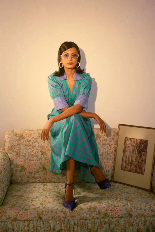 The Aqua Groove Dress