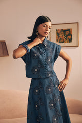Floral Bloom Skirt Set