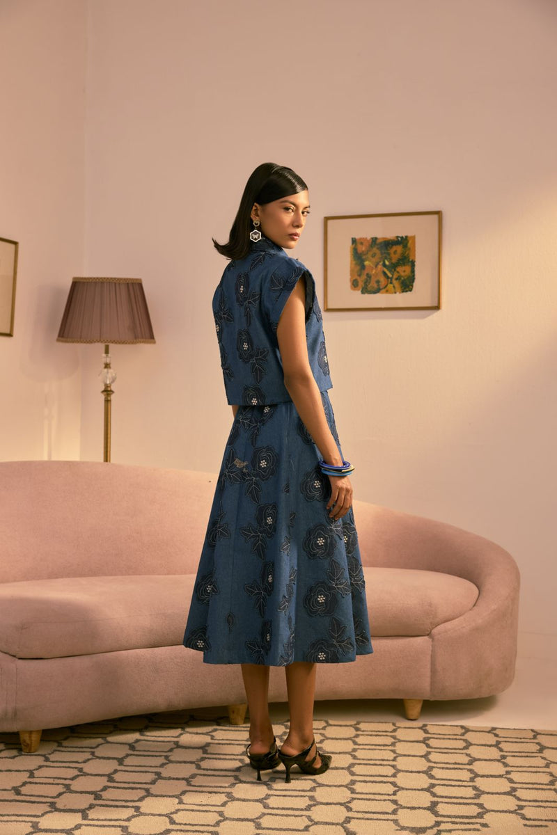 Floral Bloom Skirt Set