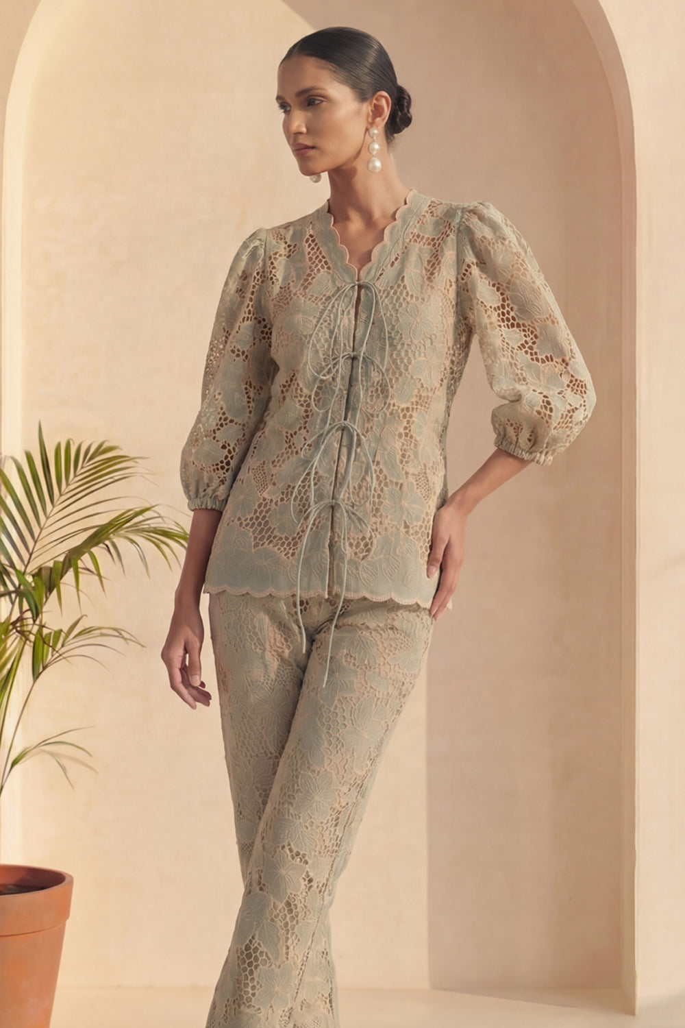 Sage Elan Co-ord Set