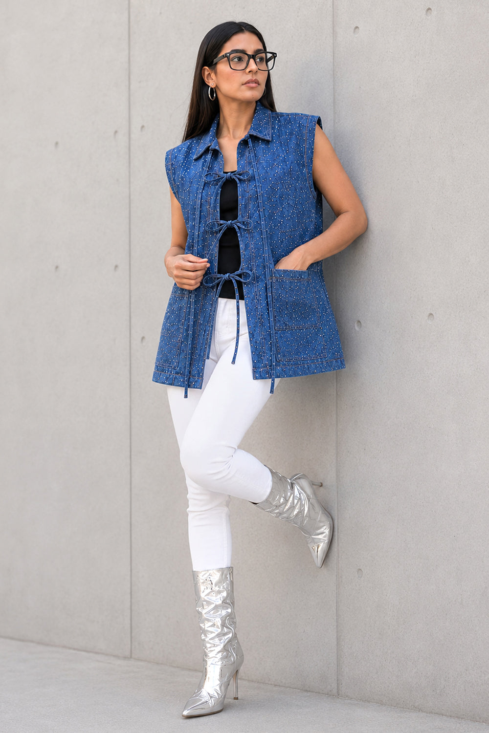 Galaxy Studded Utility Shacket