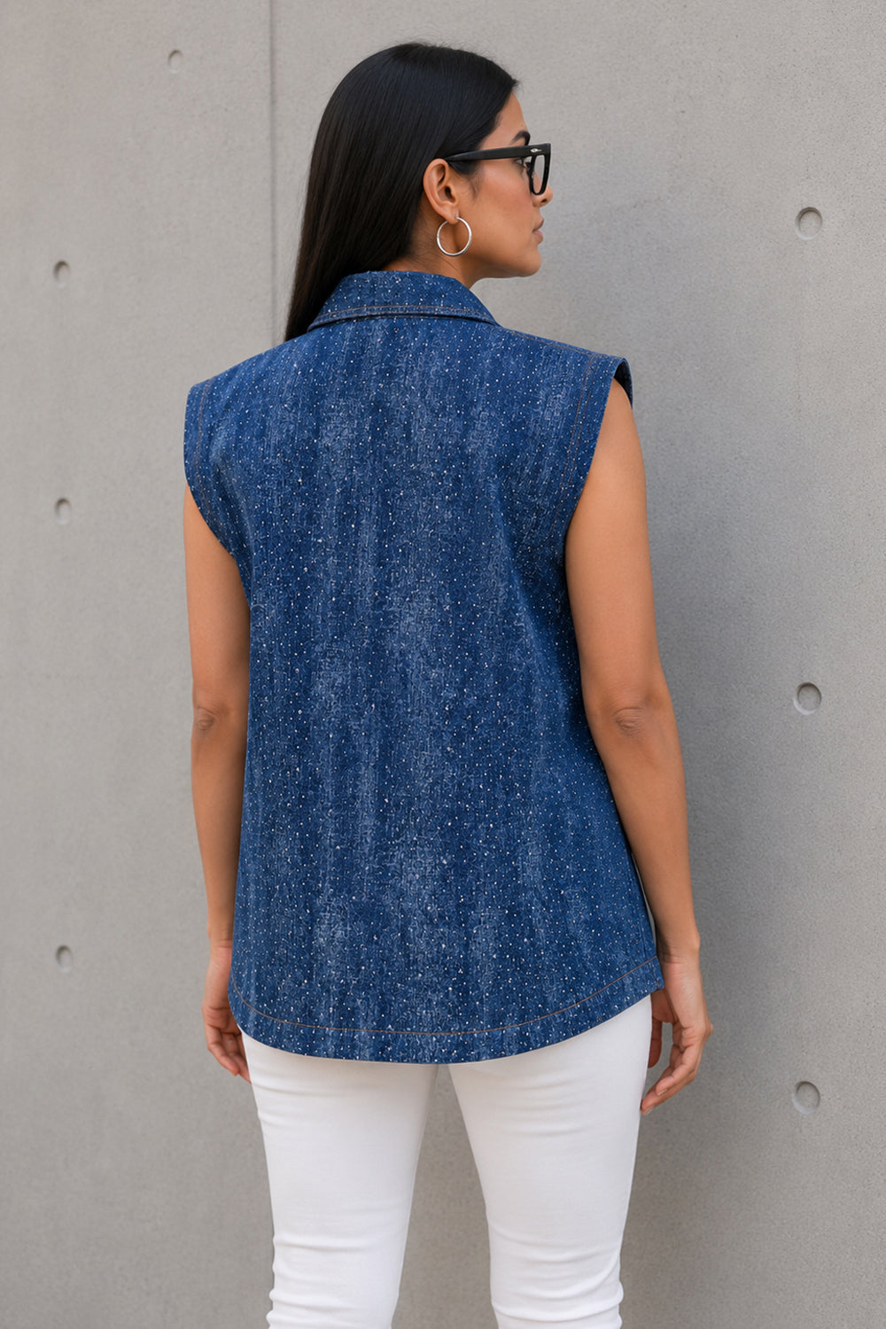 Galaxy Studded Utility Shacket