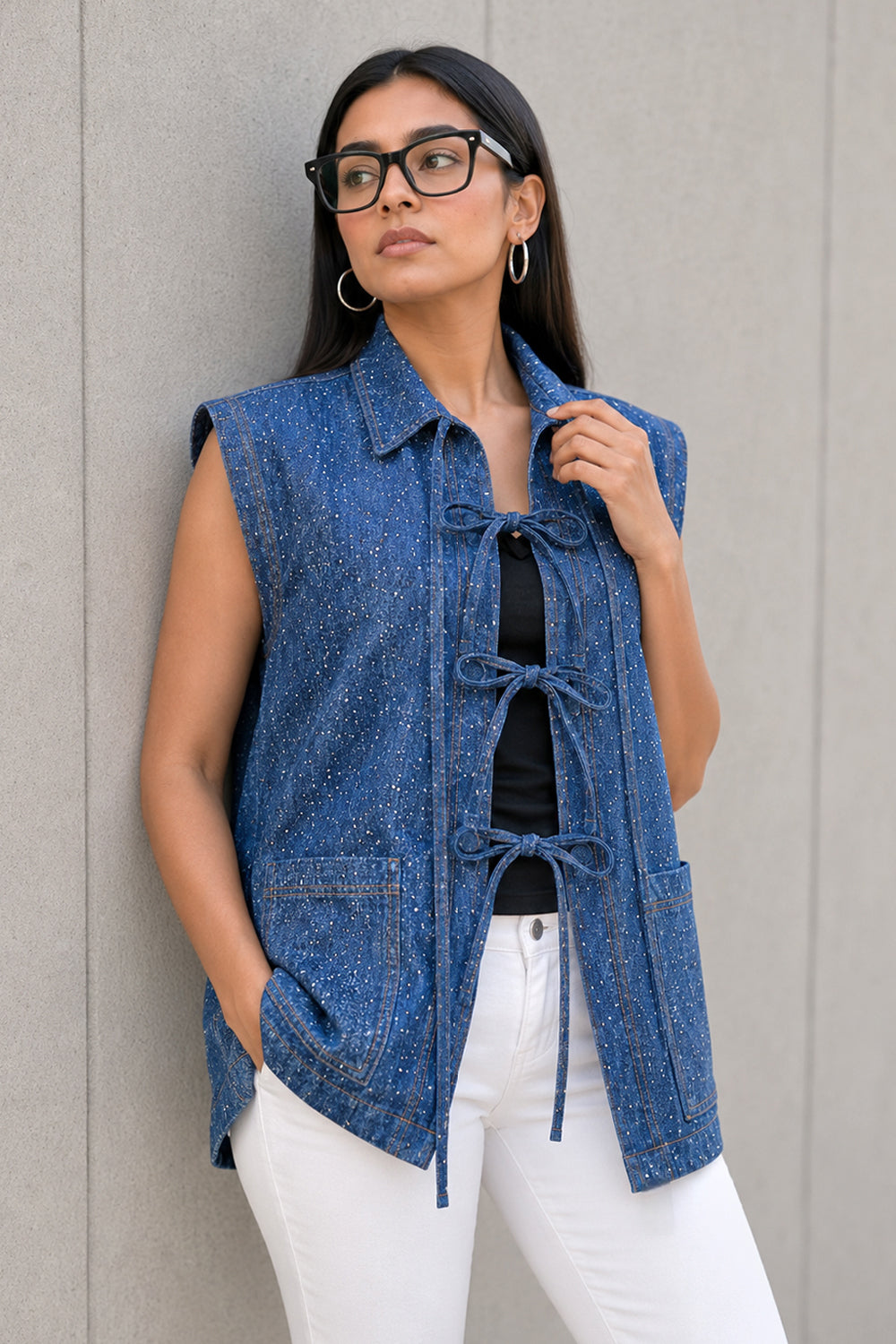 Galaxy Studded Utility Shacket