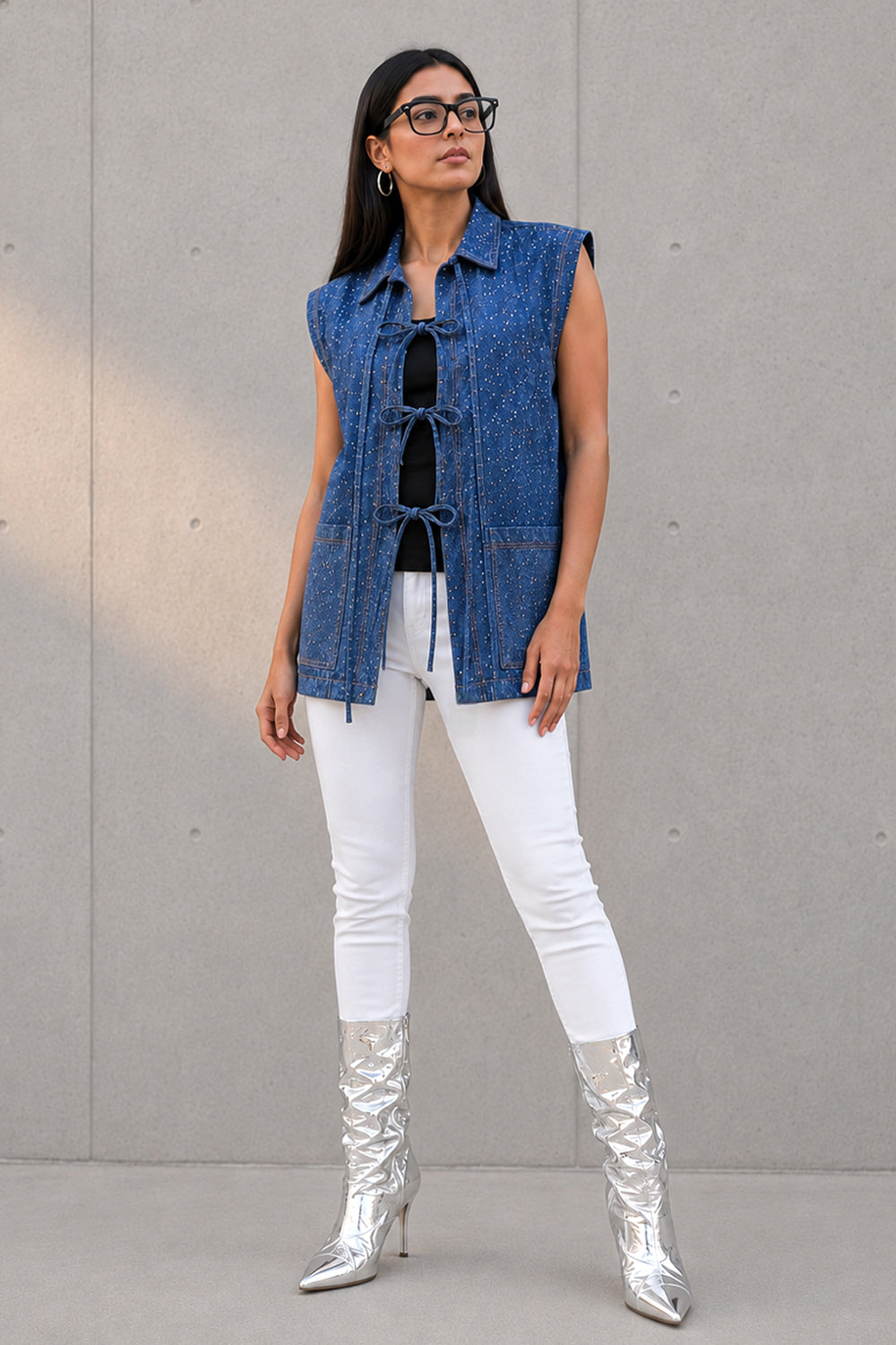 Galaxy Studded Utility Shacket