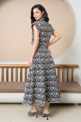 Noir Bloom A-line Set