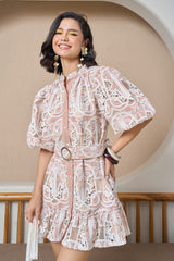 Rose Sand Lace Dress
