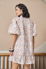 Rose Sand Lace Dress