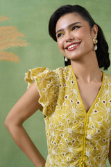 Sunny Daisy Eyelet Dress