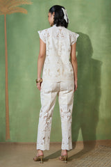 Ivory Garden Tie Up Co-ord Set