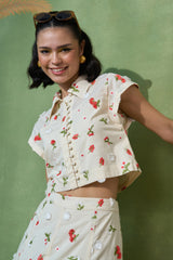 Floral Whispers Skirt Set