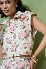 Blossom Lace Skirt-Set