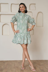 Botanical Breeze Nightfall Dress