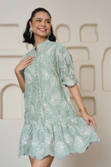 Botanical Breeze Nightfall Dress