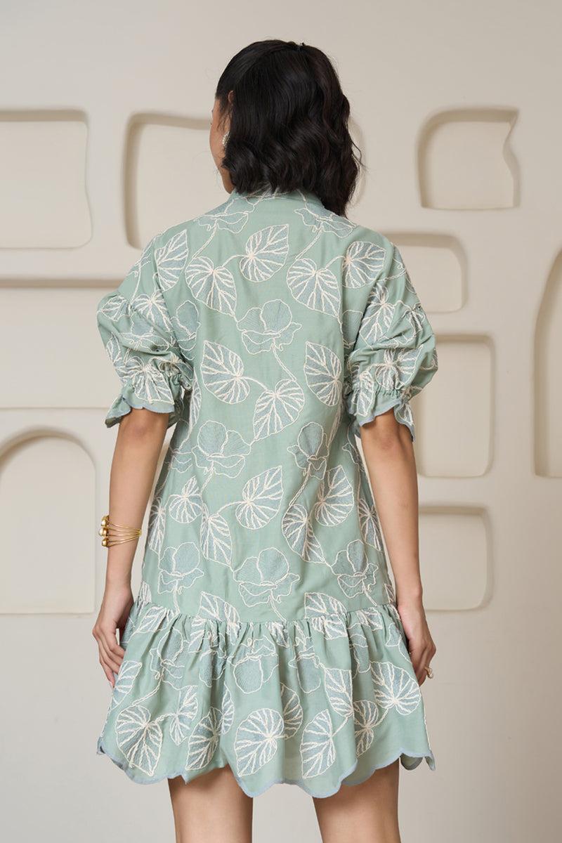 Botanical Breeze Nightfall Dress