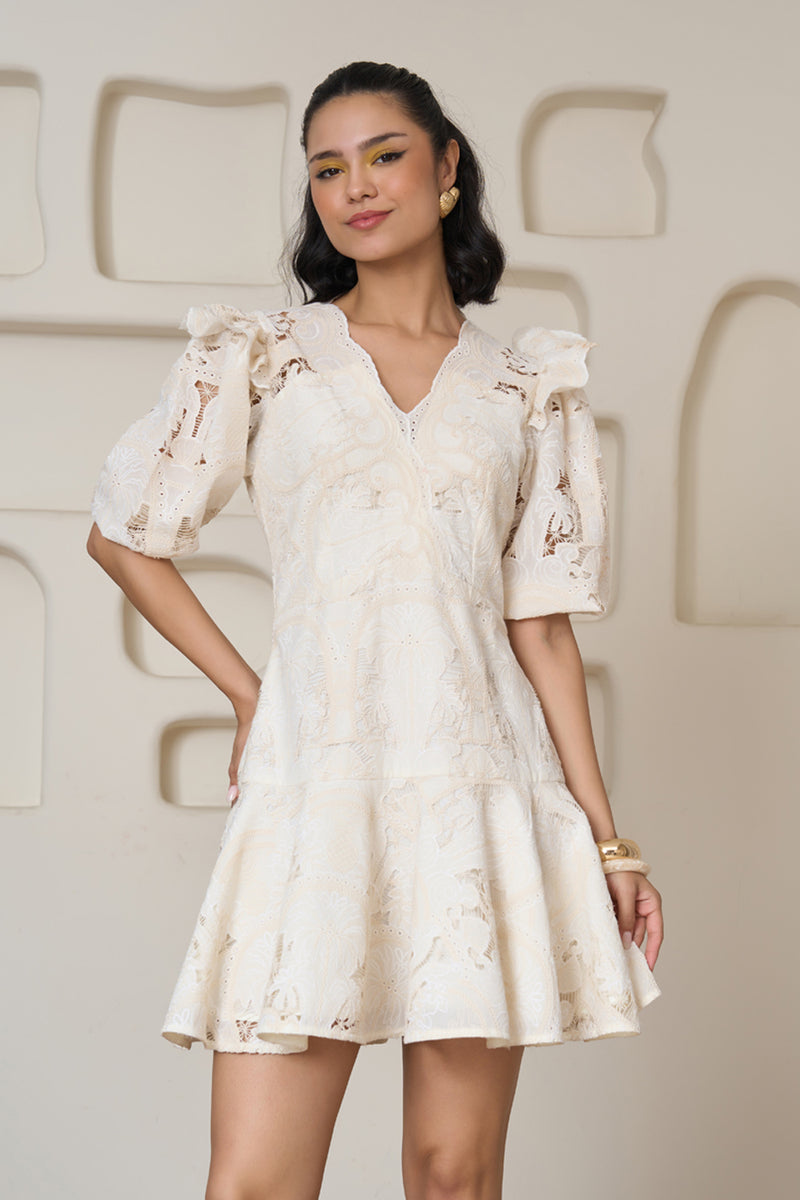 Ivory Lace Dress