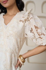 Ivory Lace Dress
