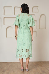 Sage Serenade Midi Dress
