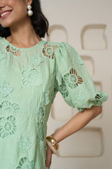 Sage Serenade Midi Dress